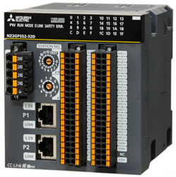 三菱cc-link NZ2GFCF1-32D 32點 DC24V（漏型）輸入，遠程模塊、FCN式